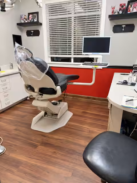Clean dental treatment room